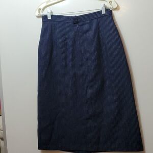 Debenhams, New, Size 16 GB - Blue and White Pinstripes - Wool